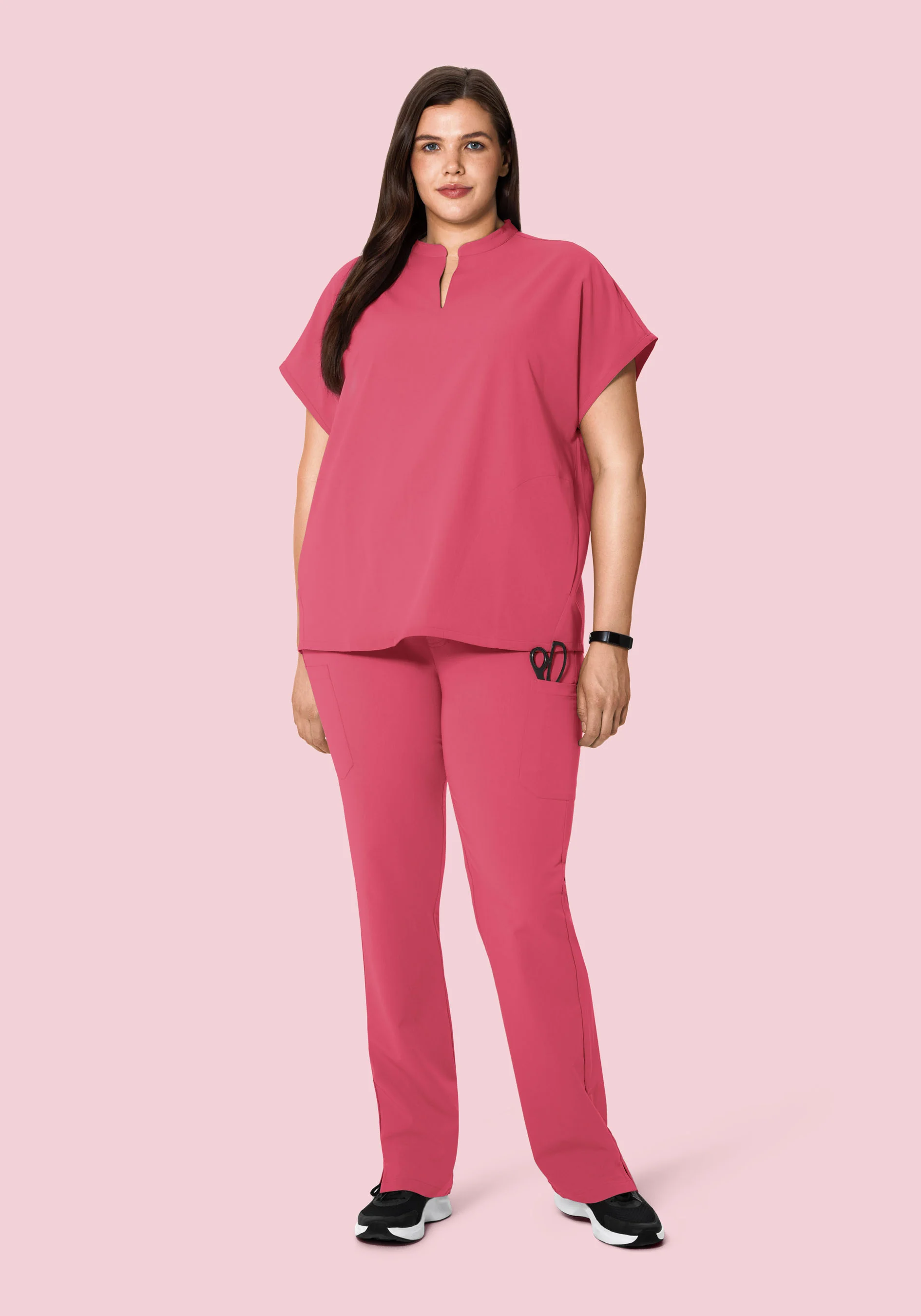 Mandarin Dolman Top Jaipur Pink - Image 7