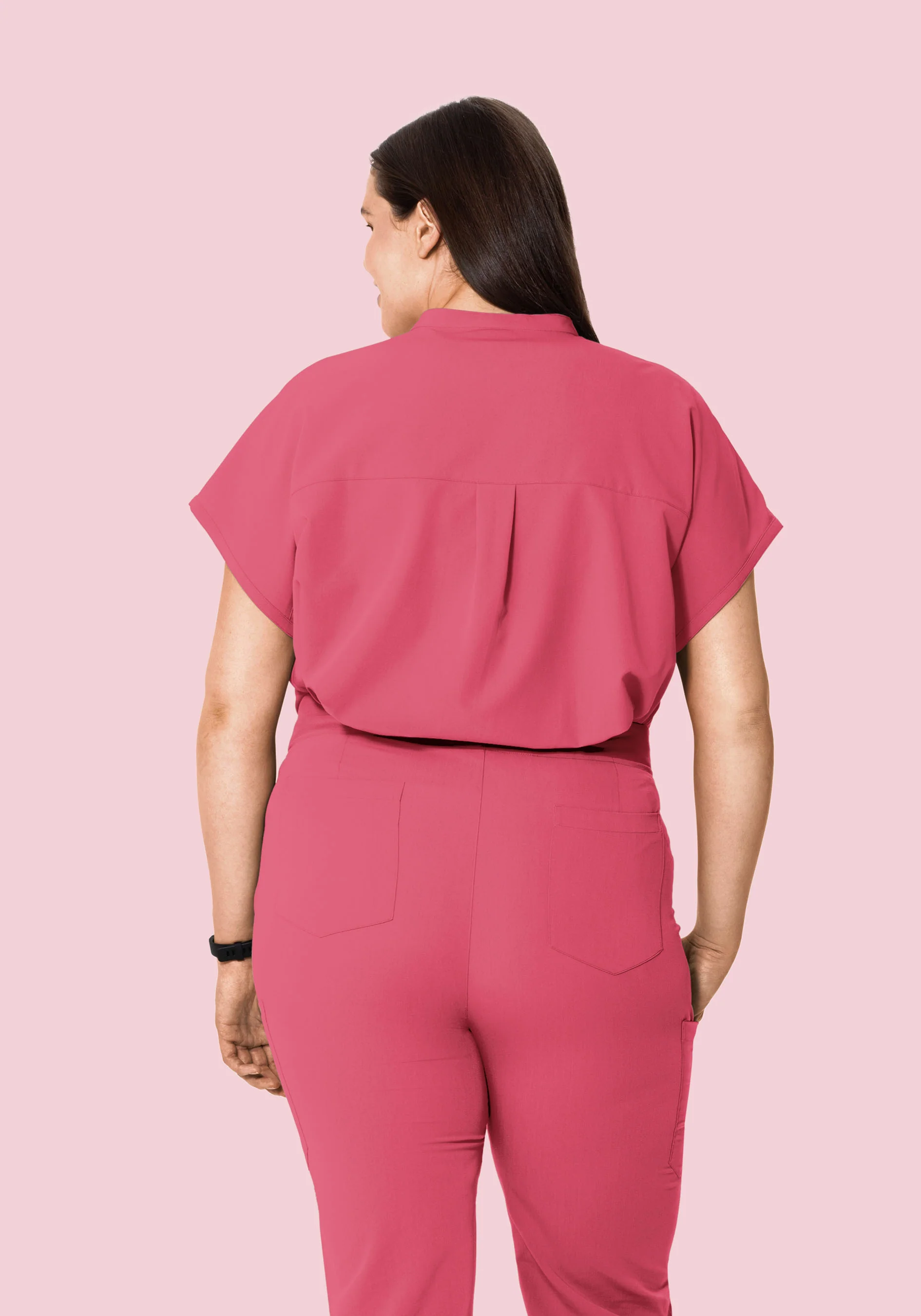 Mandarin Dolman Top Jaipur Pink - Image 8