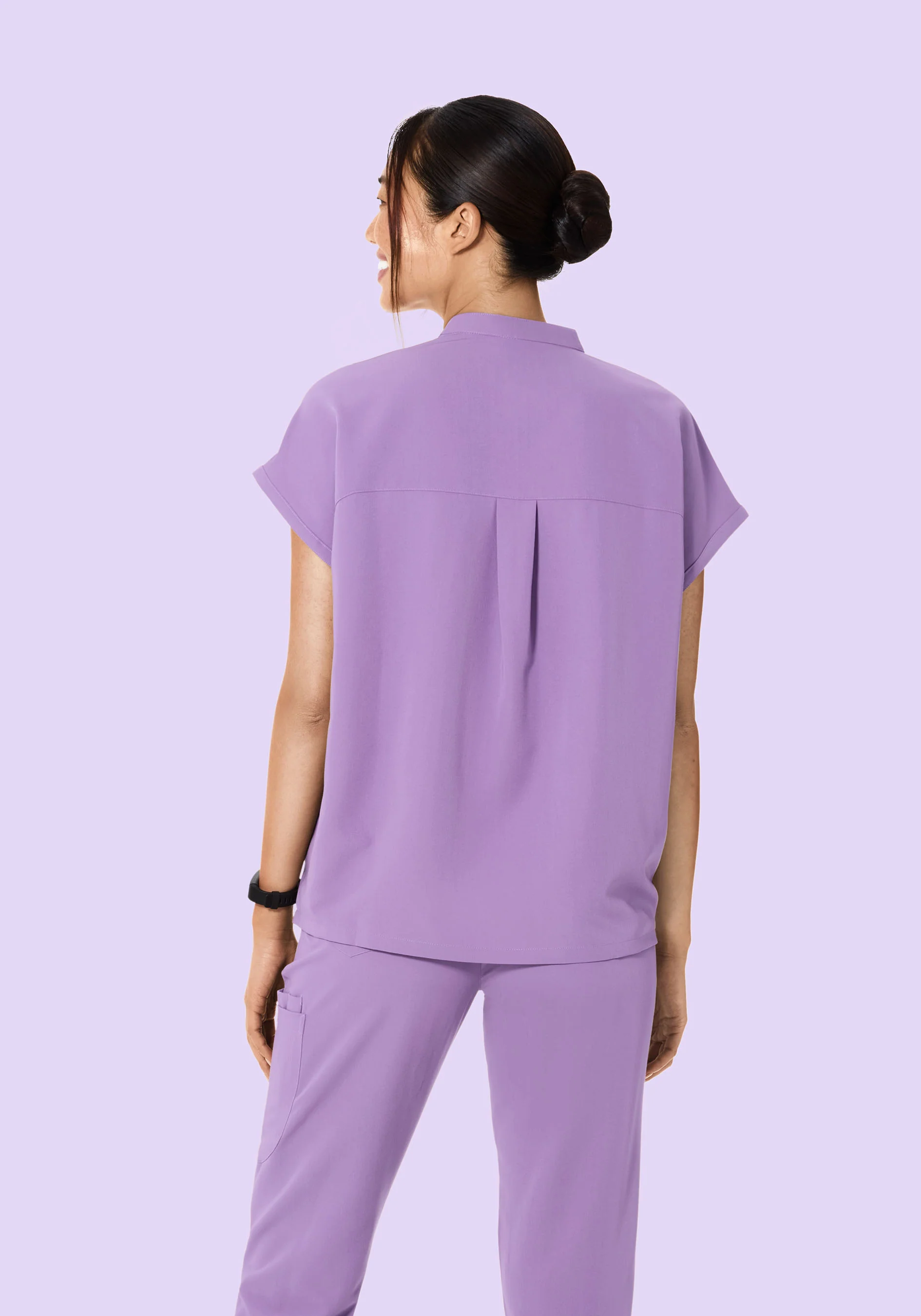 Mandarin Dolman Top Lavender - Image 4