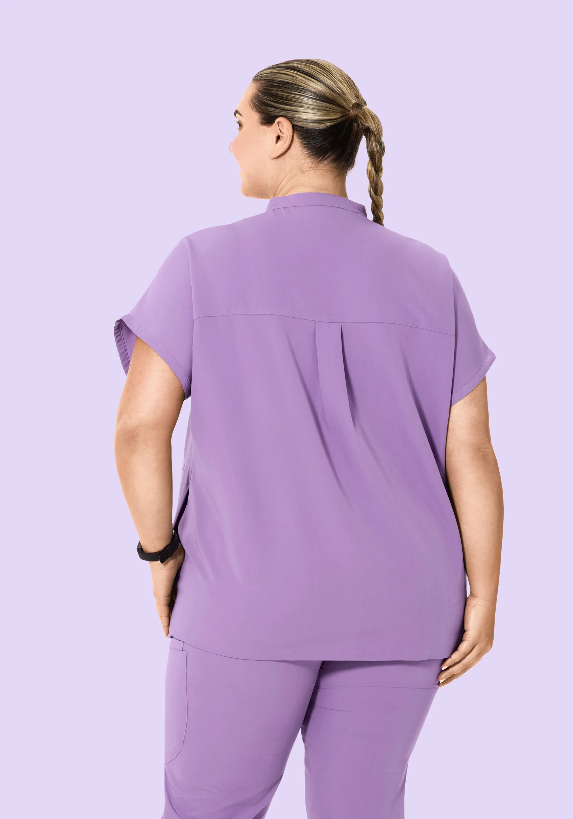 Mandarin Dolman Top Lavender - Image 8