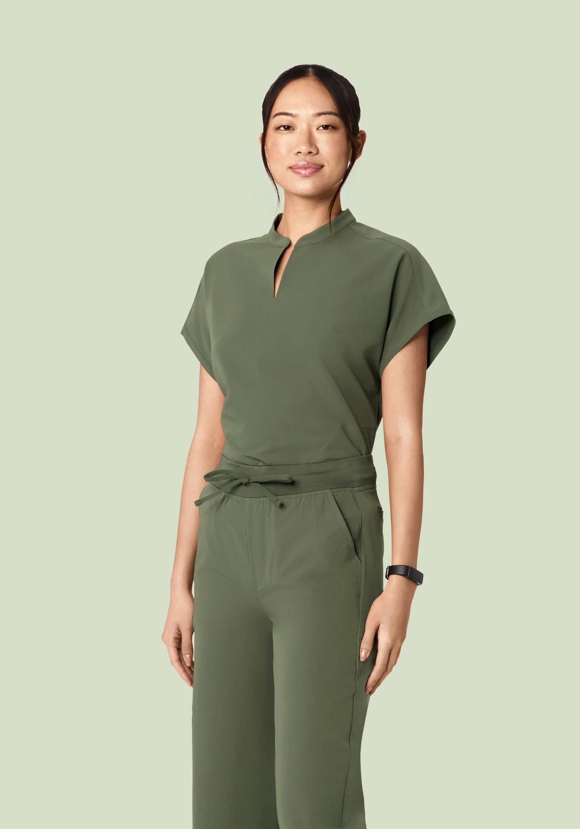 Mandarin Dolman Top Thyme - Image 2