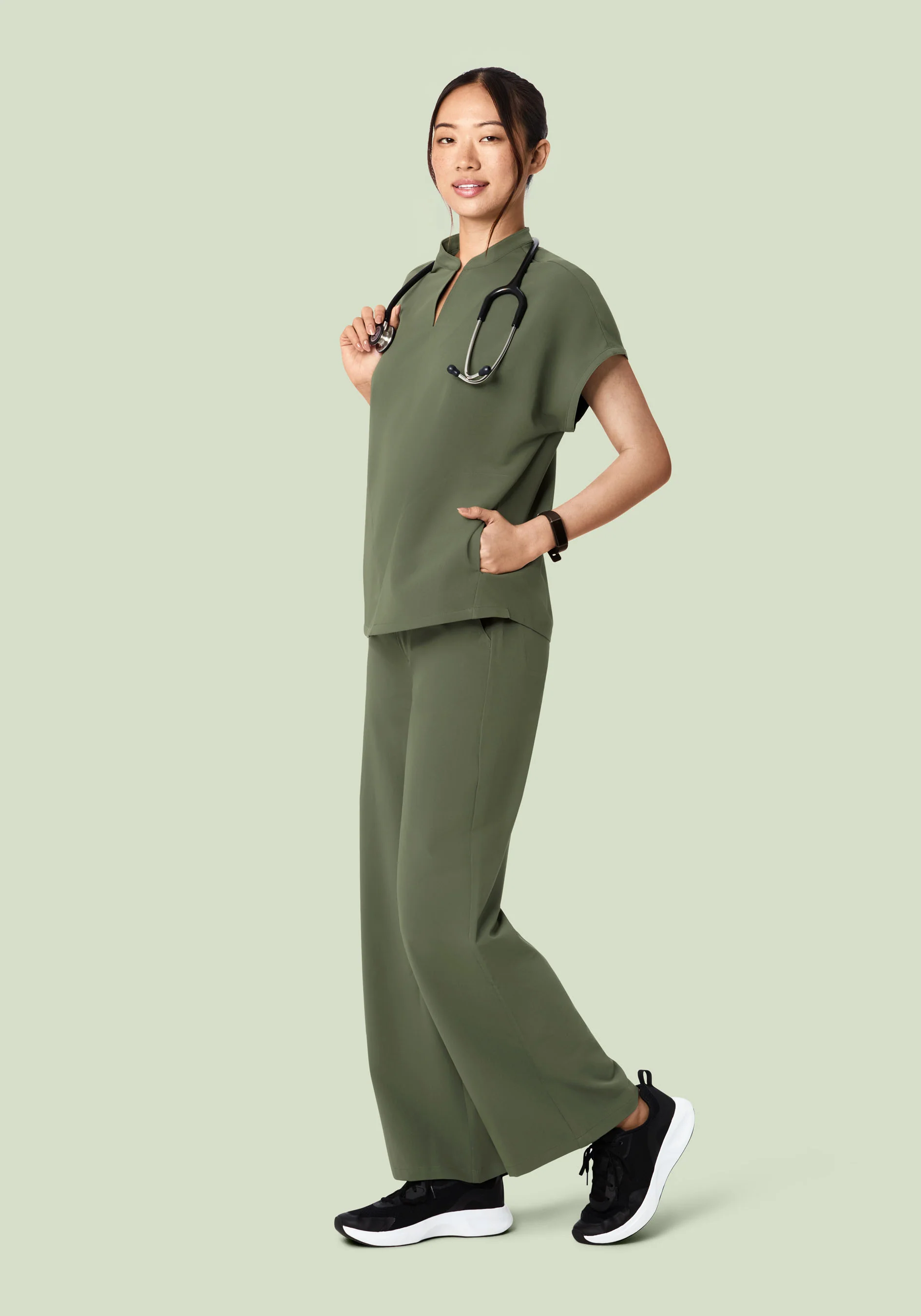 Mandarin Dolman Top Thyme - Image 3