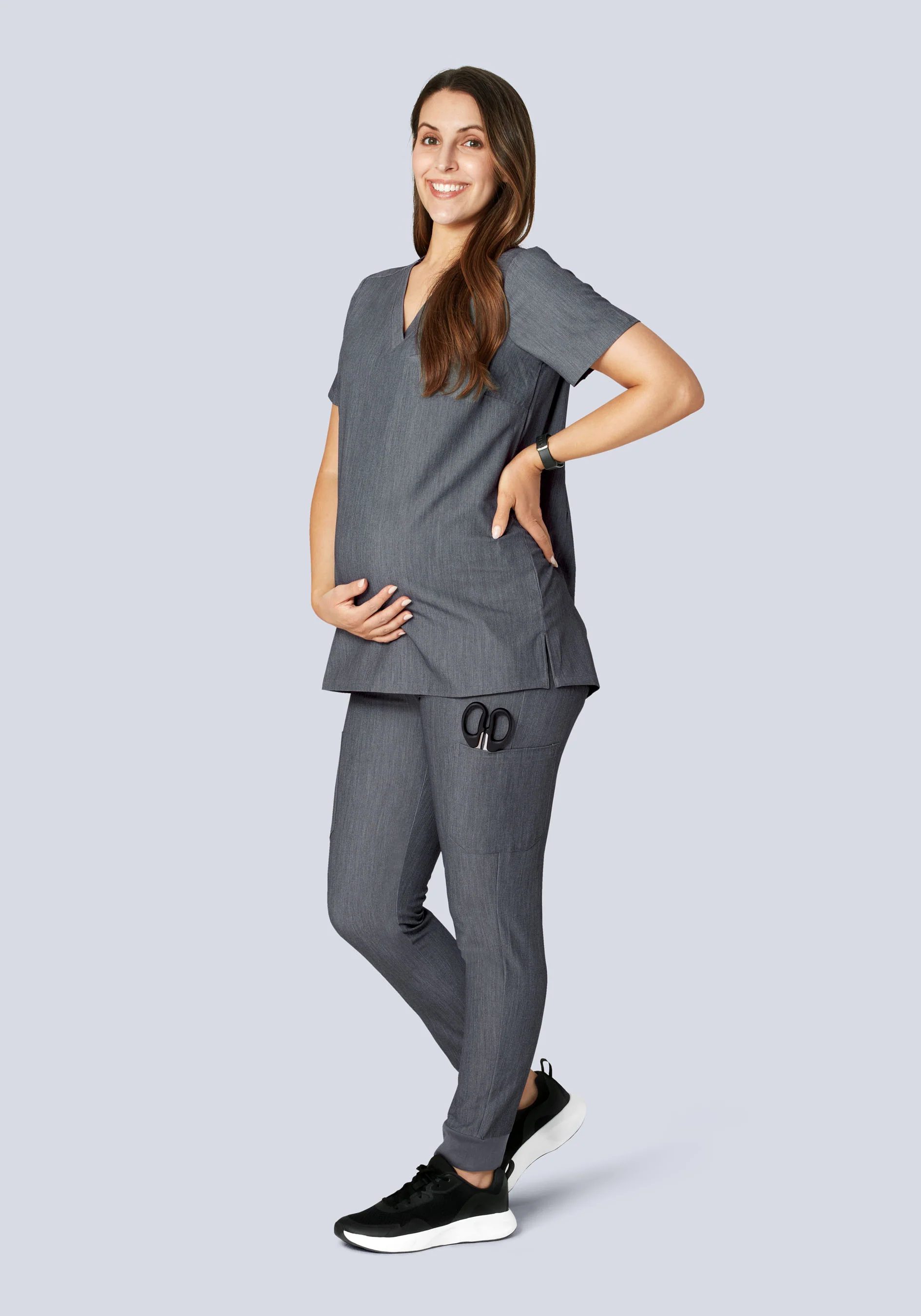 Maternity Joggers Gray - Image 2