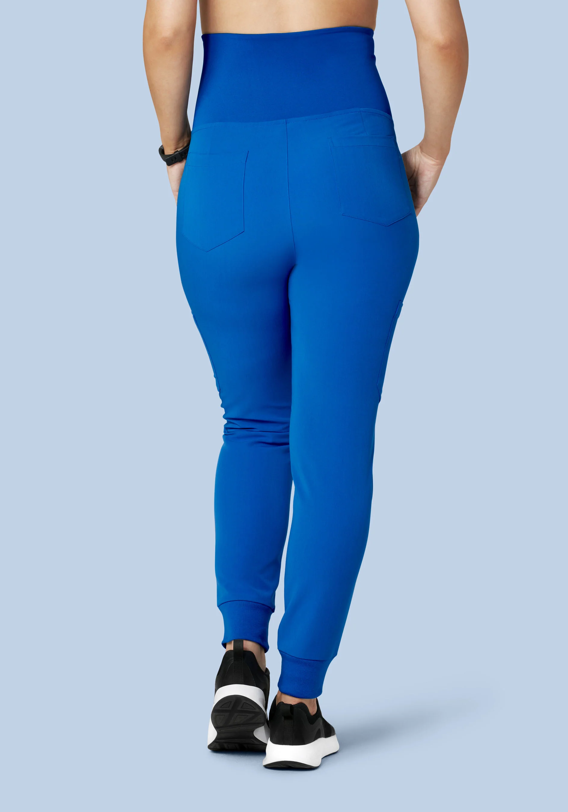 Maternity Joggers Royal Blue - Image 5