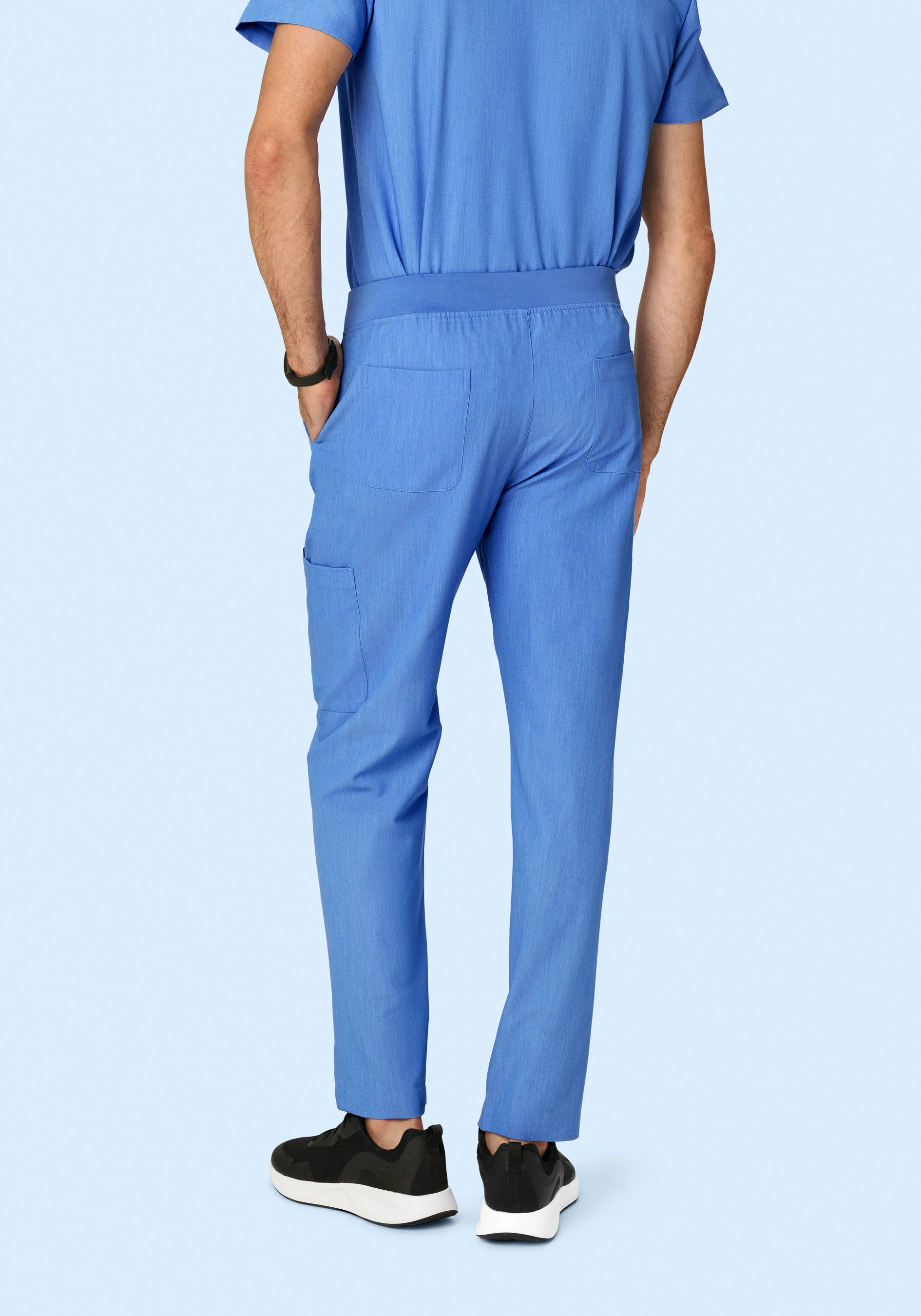 7 Pocket Cargos Heather Blue - Image 3