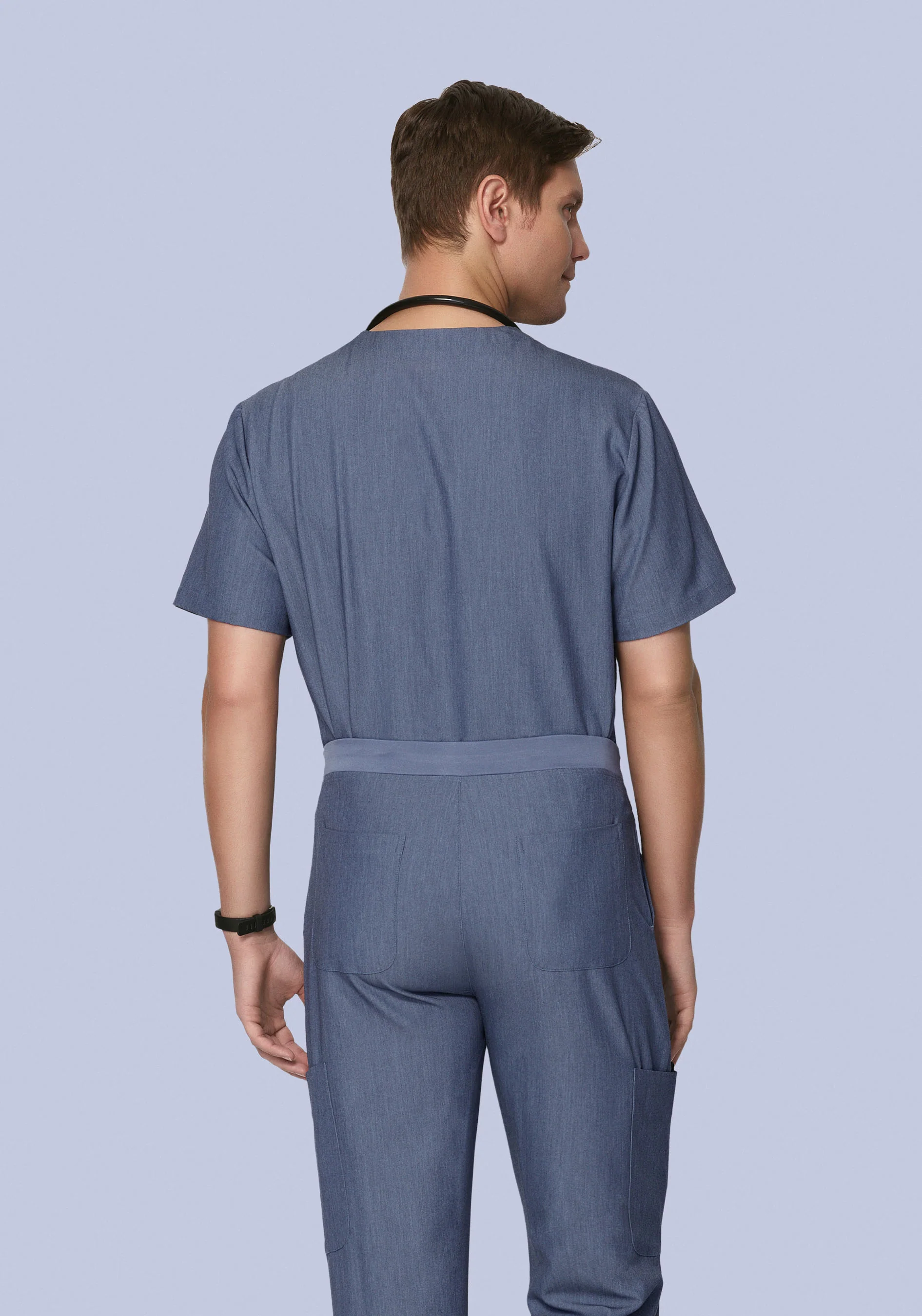 7 Pocket Cargos Heather Denim - Image 7