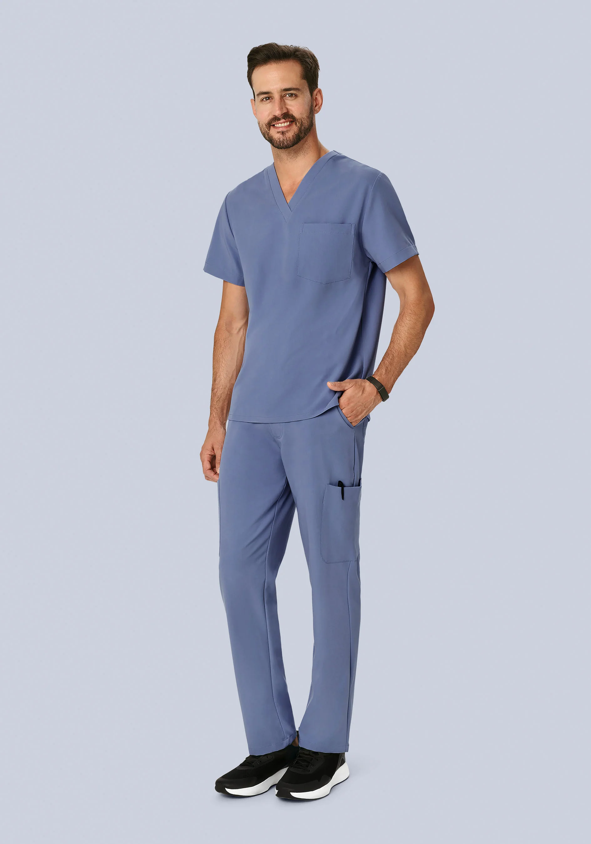 7 Pocket Cargos Periwinkle - Image 4