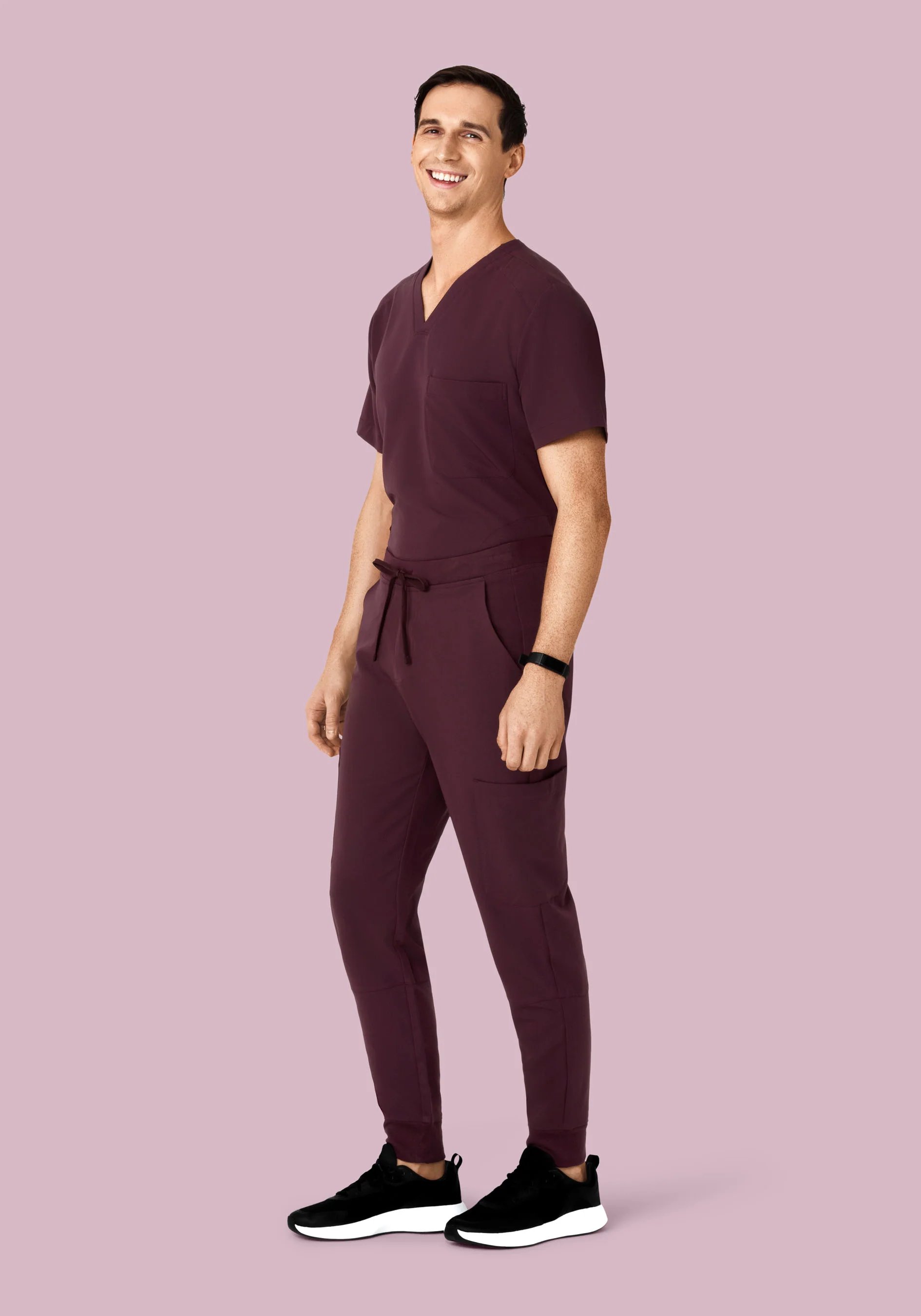 7 Pocket Joggers Merlot - Image 4