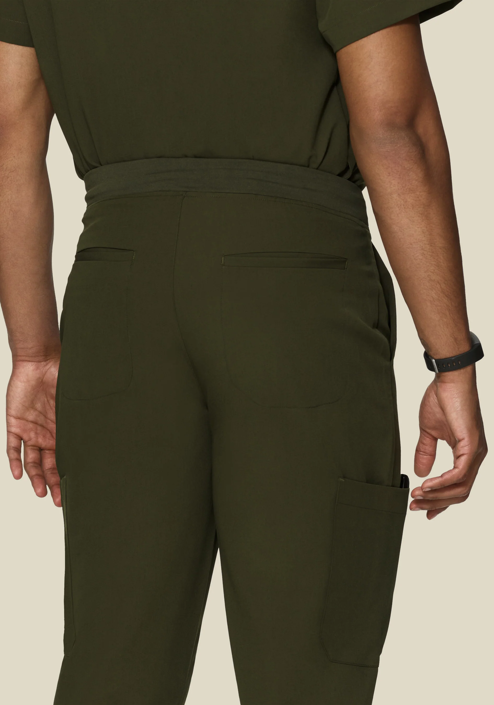 7 Pocket Joggers Olive - Image 5