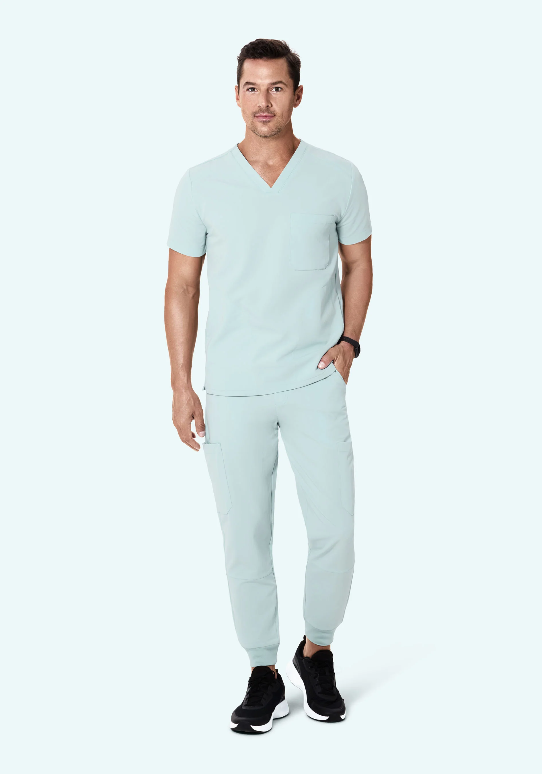 7 Pocket Joggers Sky - Image 3