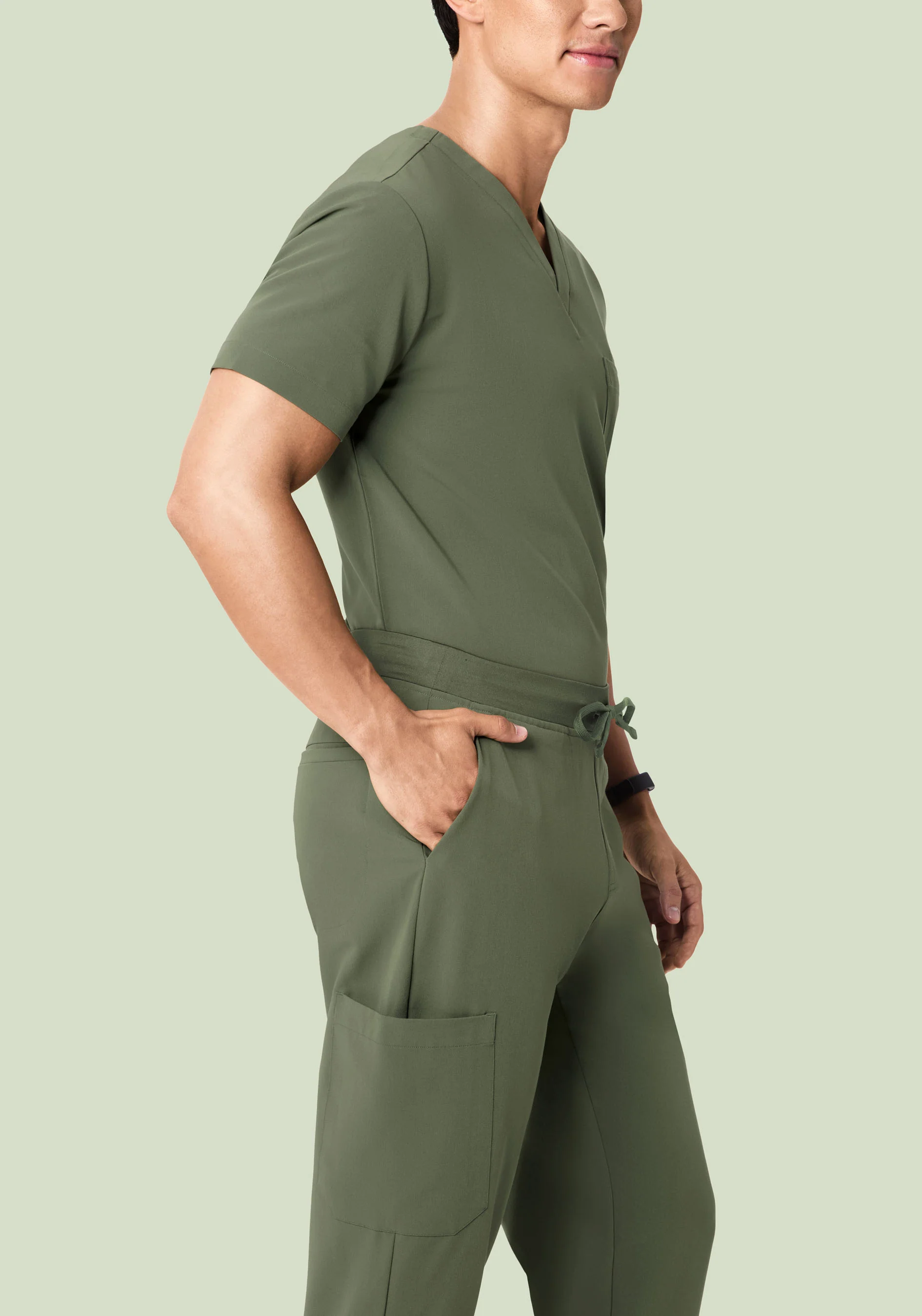 7 Pocket Joggers Thyme - Image 3