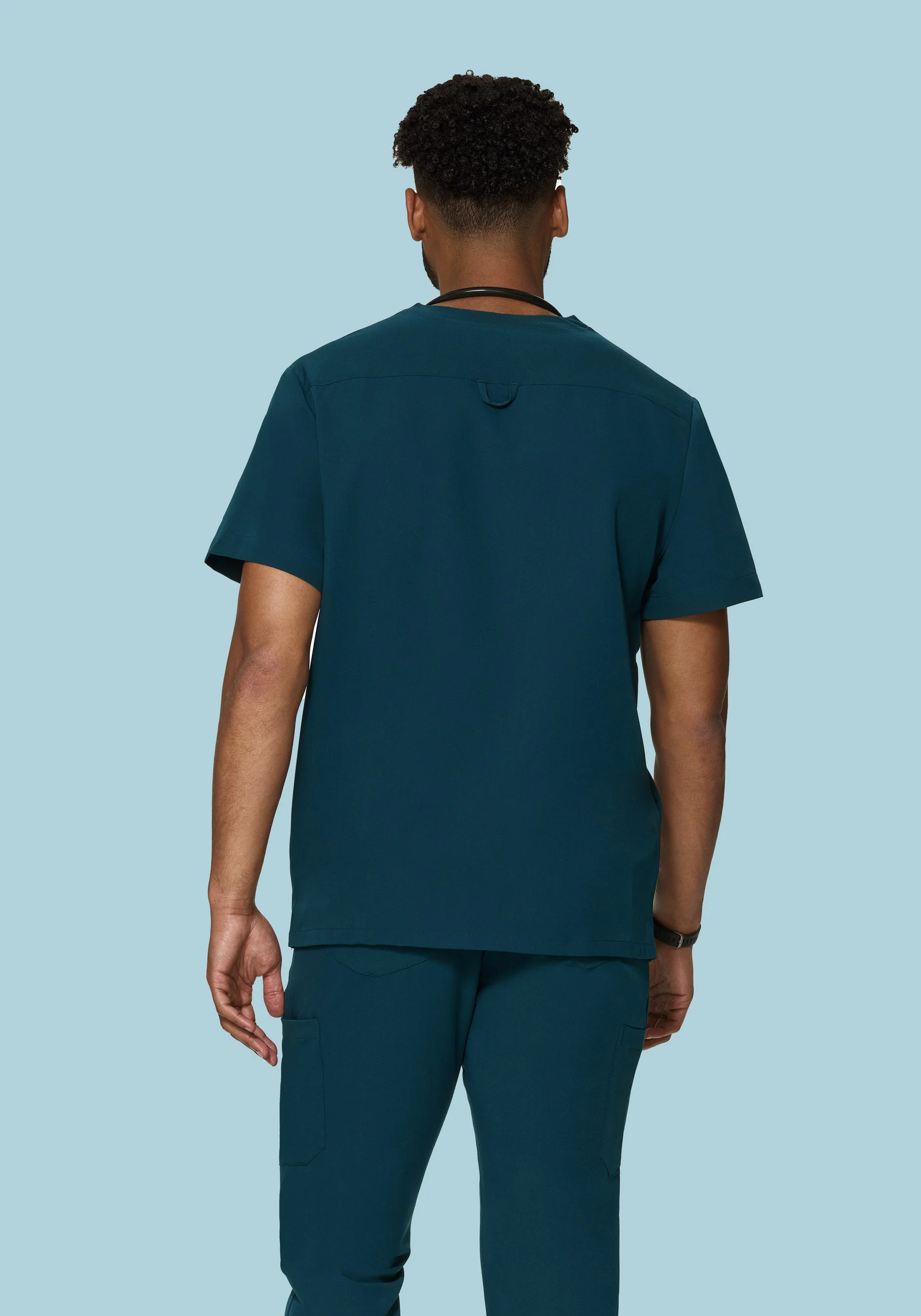Three Pocket Top Caribbean Blue - Image 5