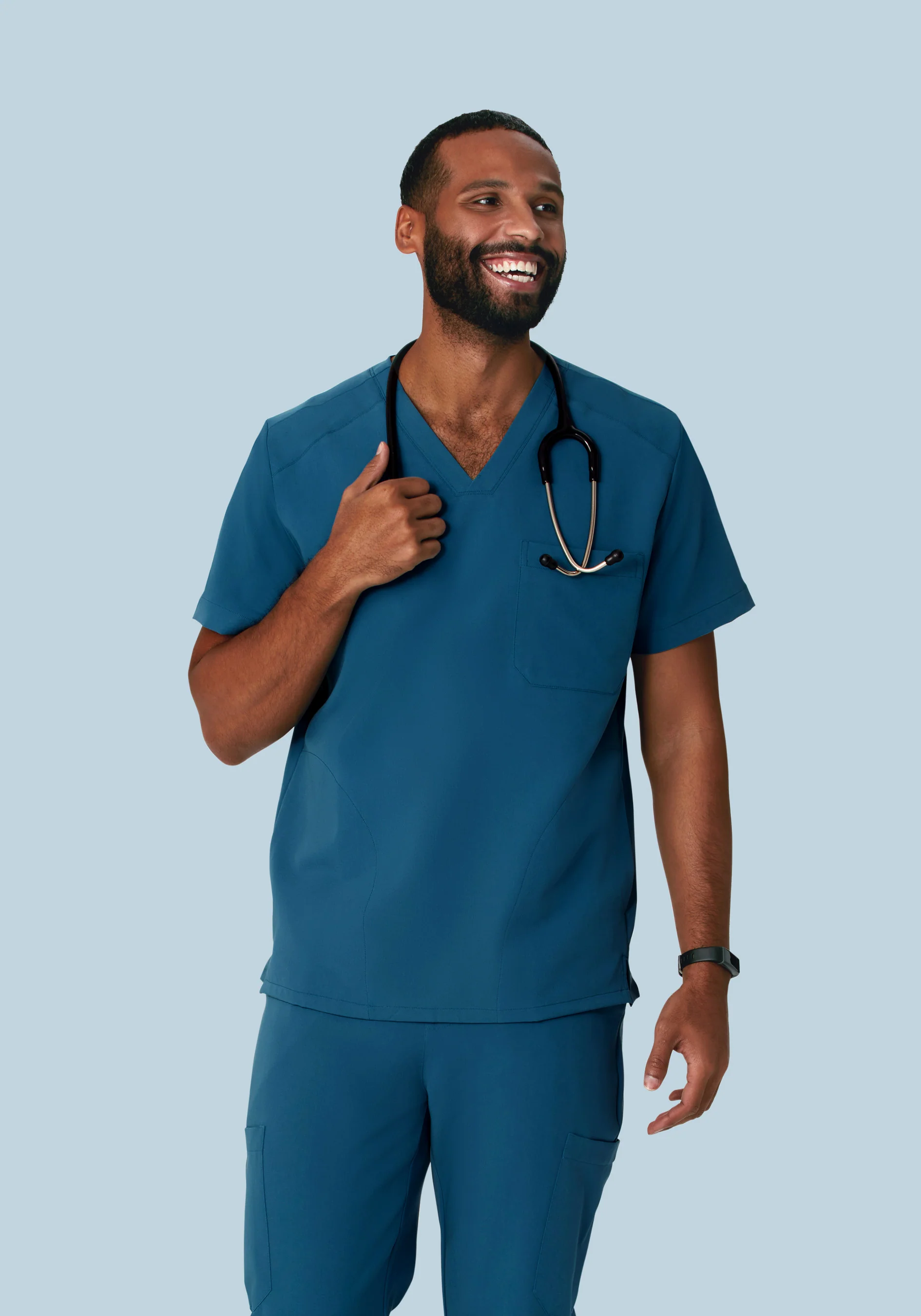 Three Pocket Top Harbor Blue